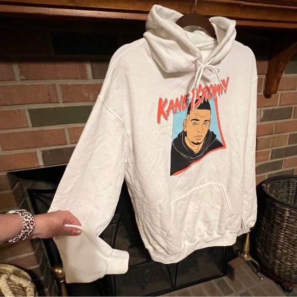 Sz L Kane Brown Soft Cotton Champion Cozy Pullover Hoodie Sweatshirt - Picture 11 of 11